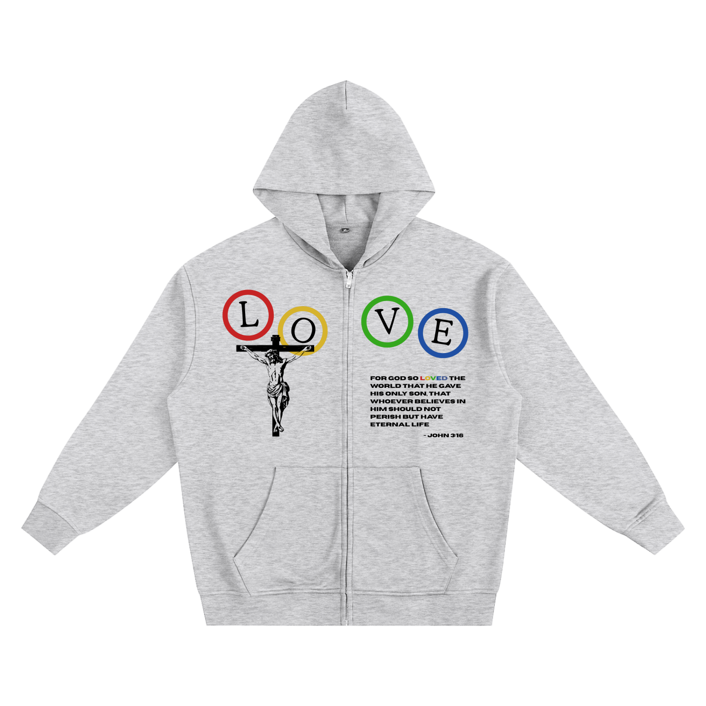 Str8Fire Original "Heavenly Love" RYF Heavyweight Zip-up Hoodie