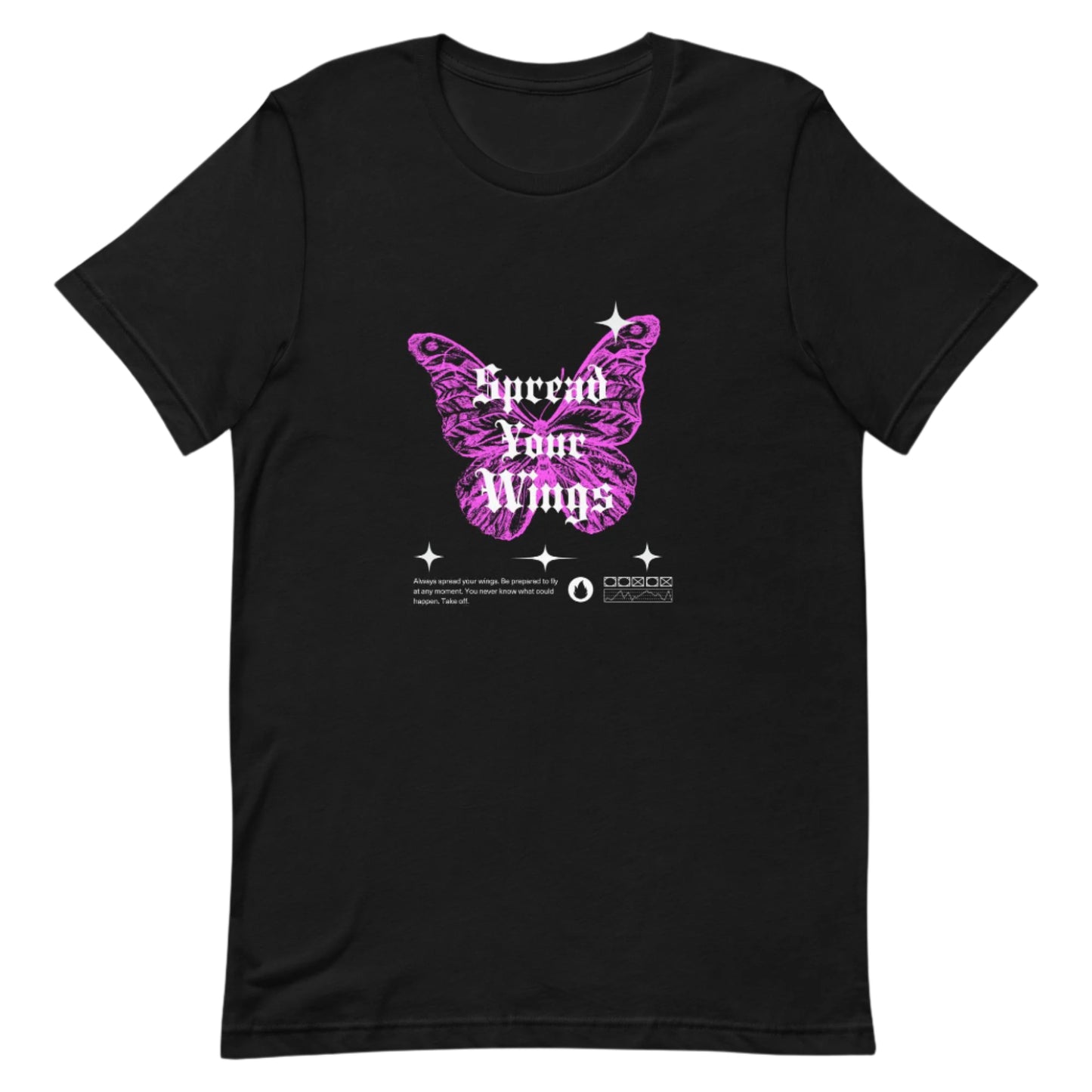 Str8Fire Original "Spread Your Wings" Womens Graphic Tee