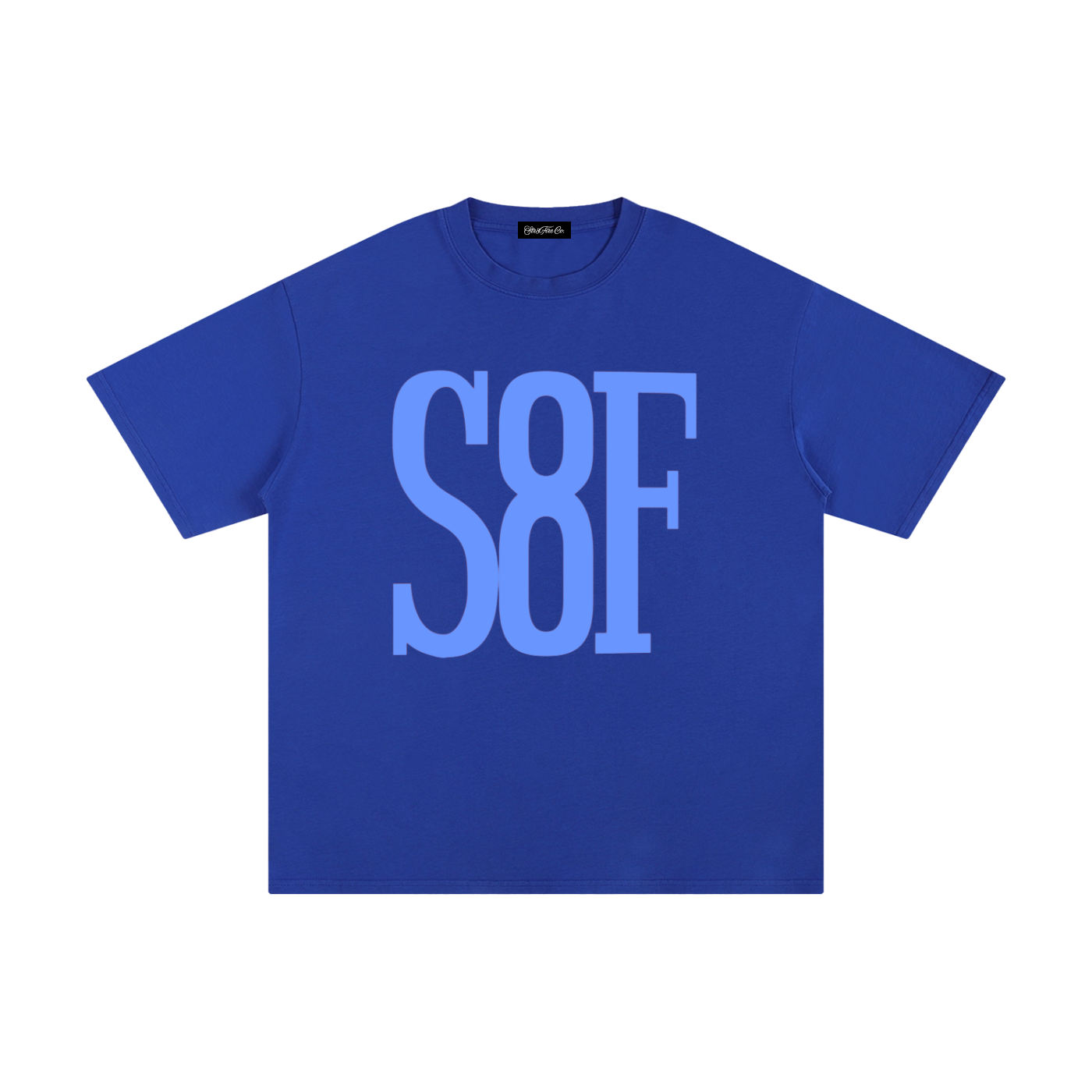 "The Str8Fire Tee" Blue