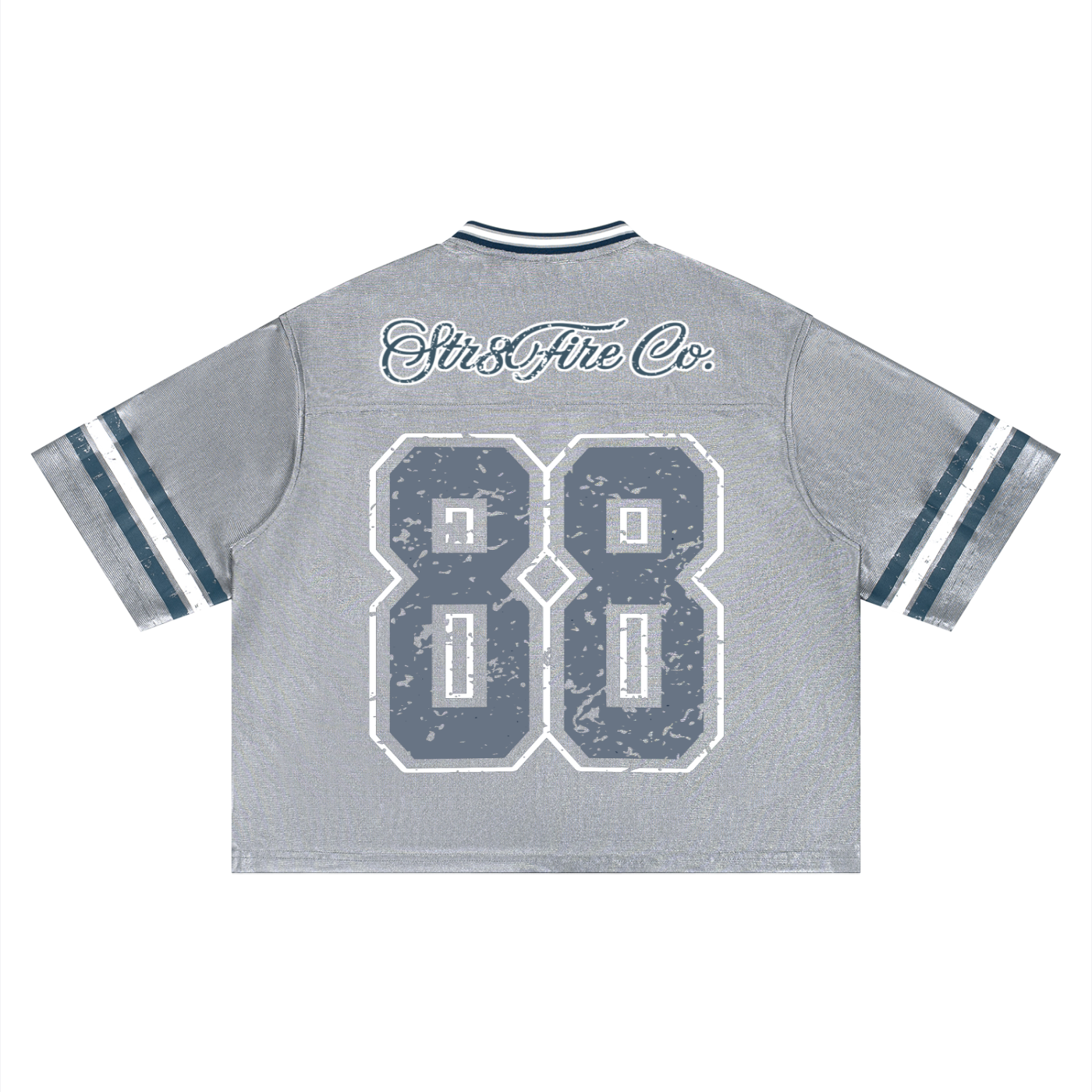 Str8Fire Original "#88" Boxy fit Striped Jersey
