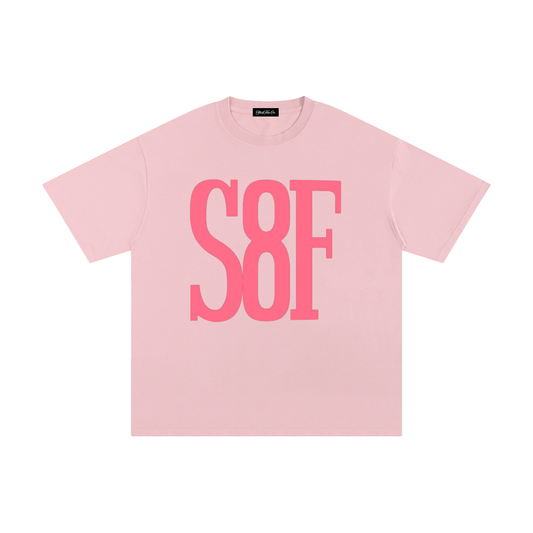 "The Str8Fire Tee" Pink