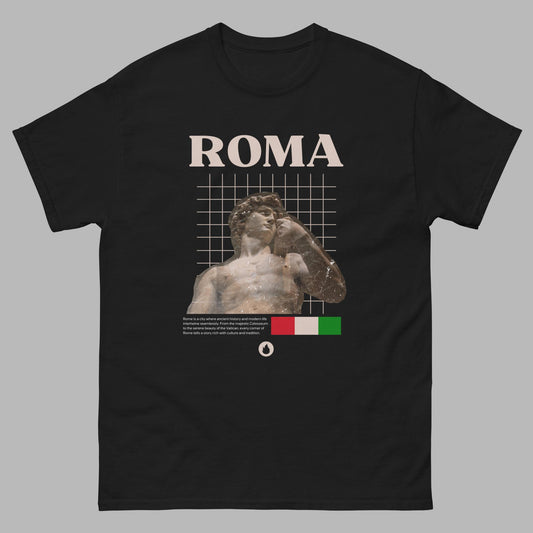 Str8Fire Original "Roma" Italy Mens Graphic tee