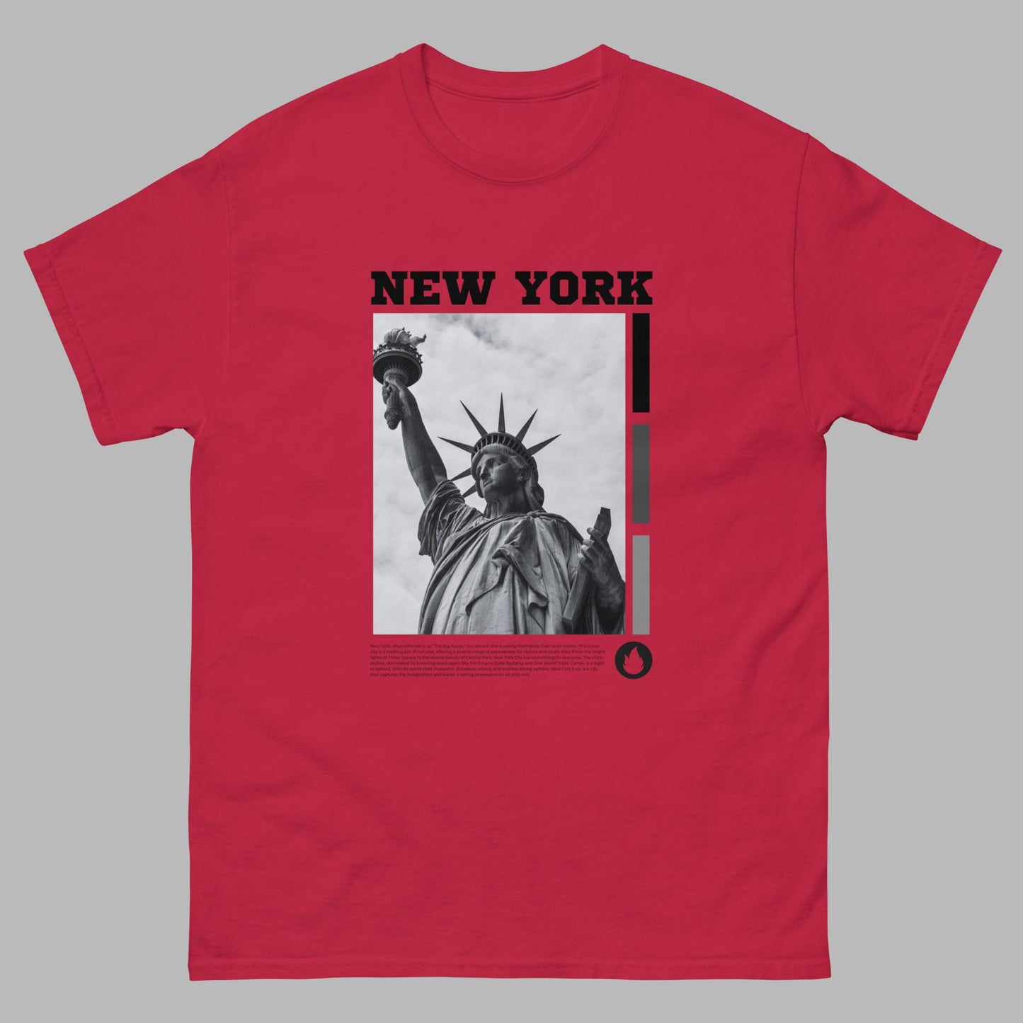 Str8Fire Original New York Mens Graphic tee