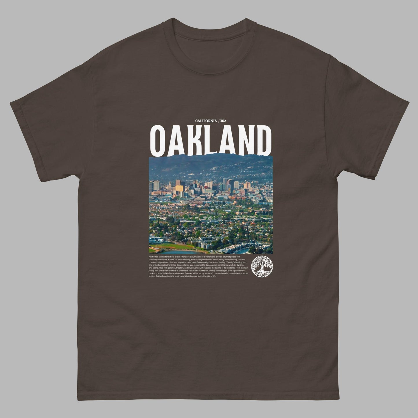 Str8Fire Original "Oakland California" Men’s Graphic tee