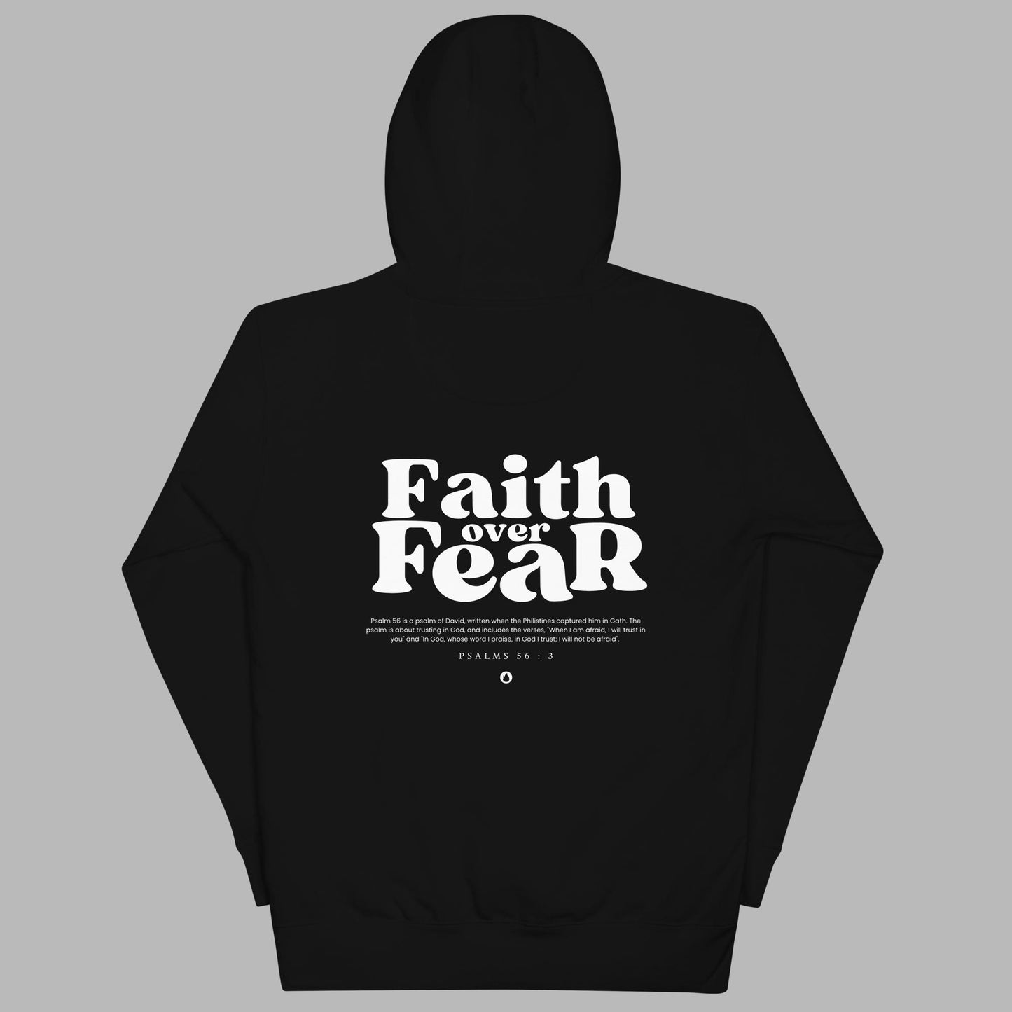 "Faith over Fear" Religious Womens Graphic Hoodie