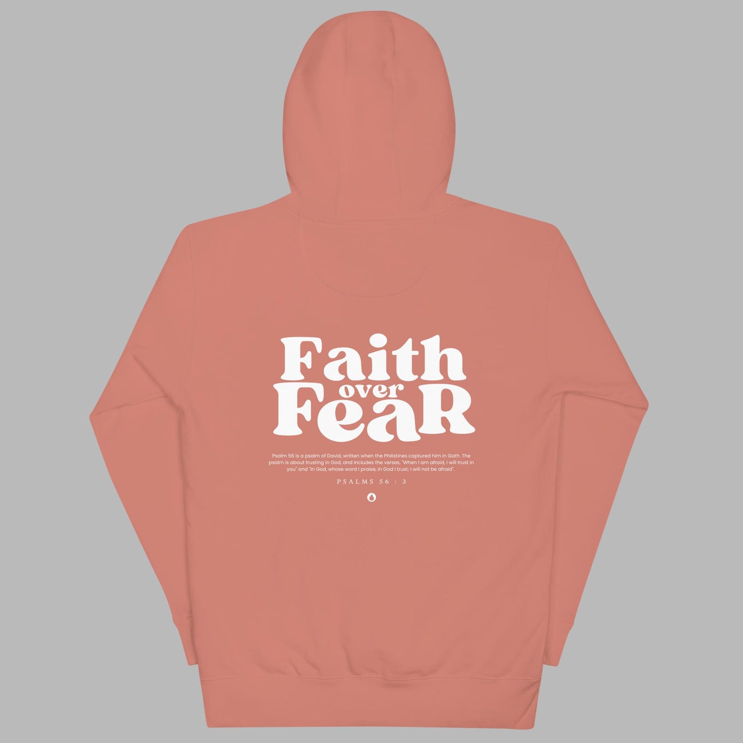 "Faith over Fear" Religious Womens Graphic Hoodie