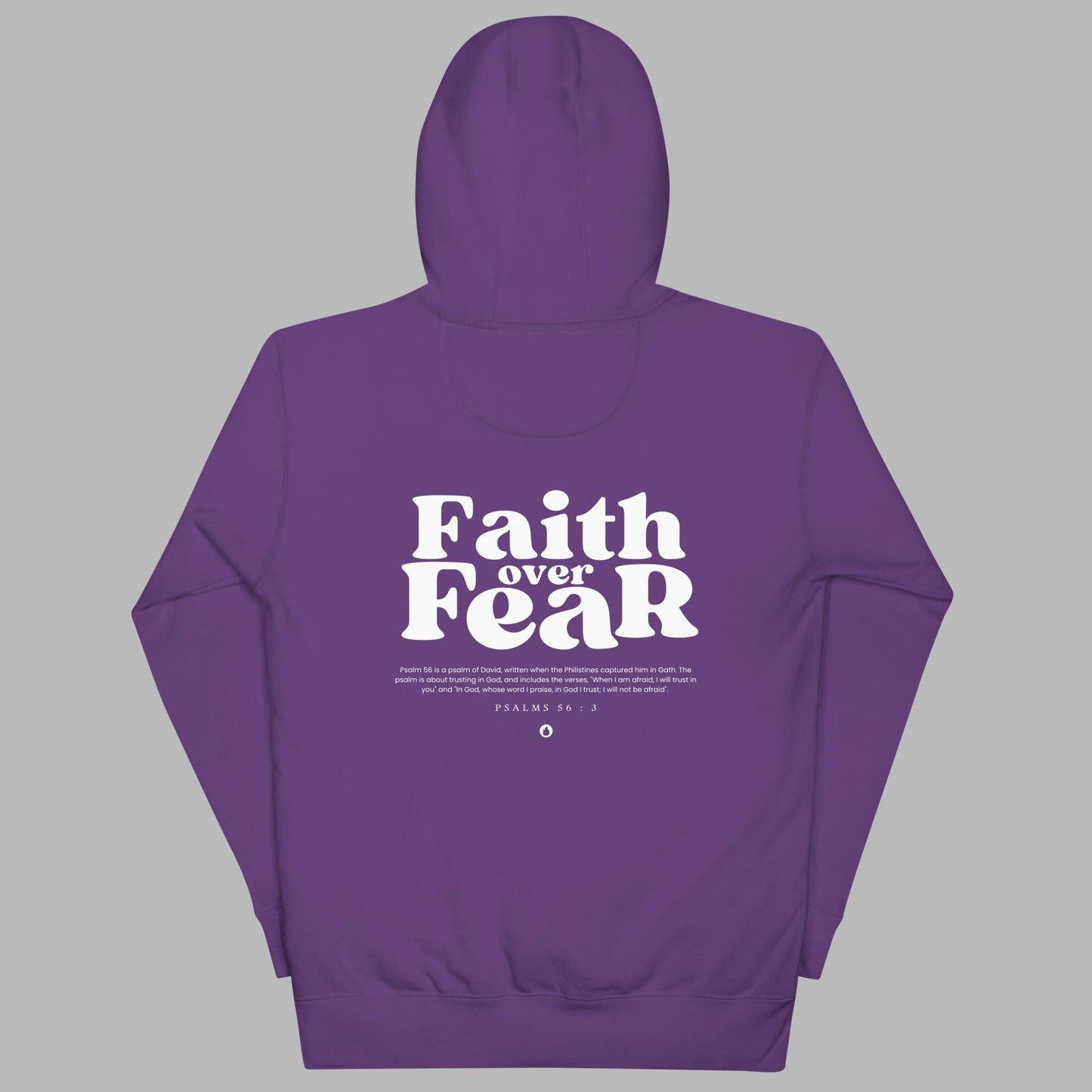 "Faith over Fear" Religious Womens Graphic Hoodie