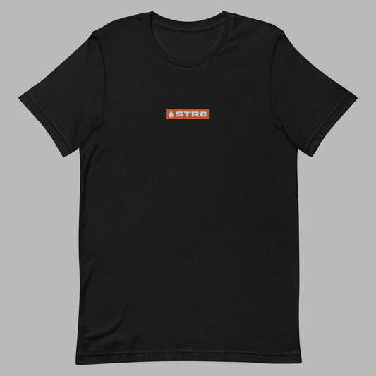 Str8Fire Original Womens Embroidered Orange Box tee