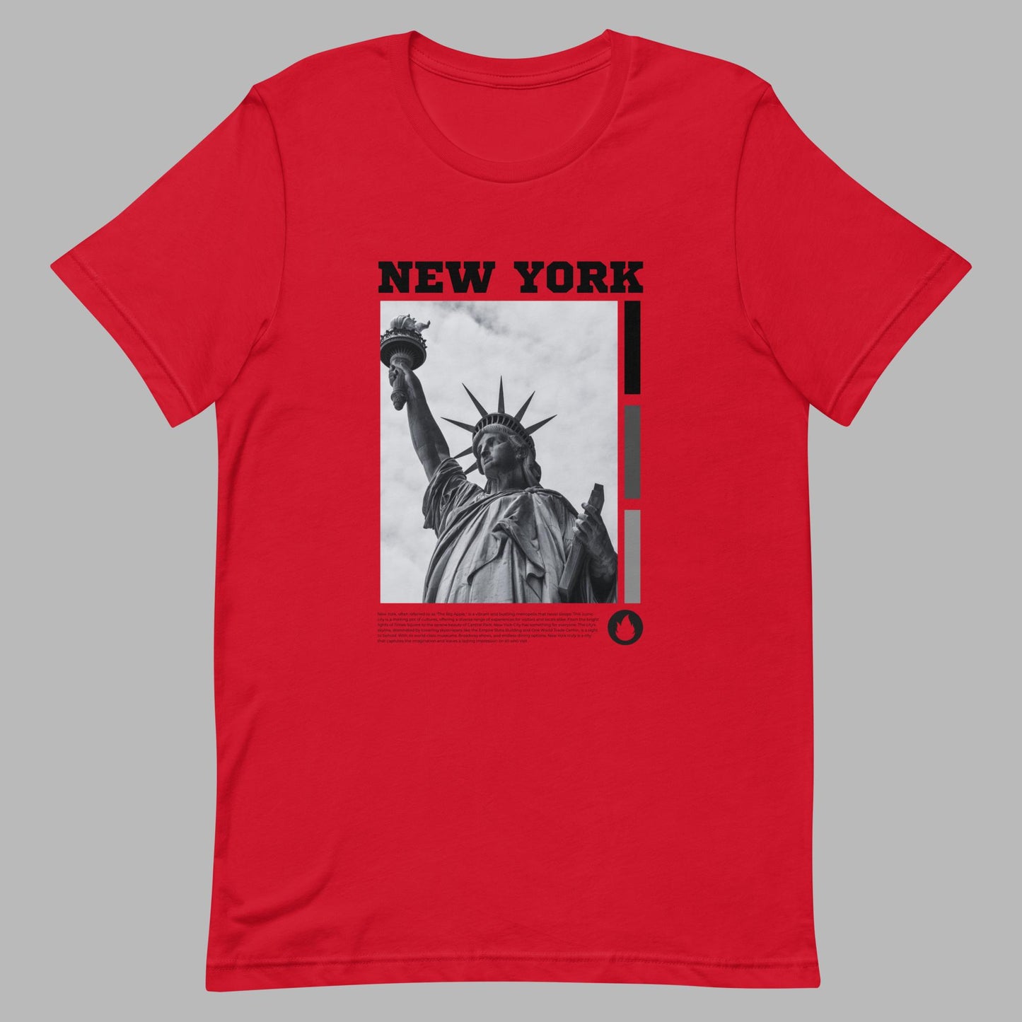 Str8Fire Original New York Womens Graphic tee