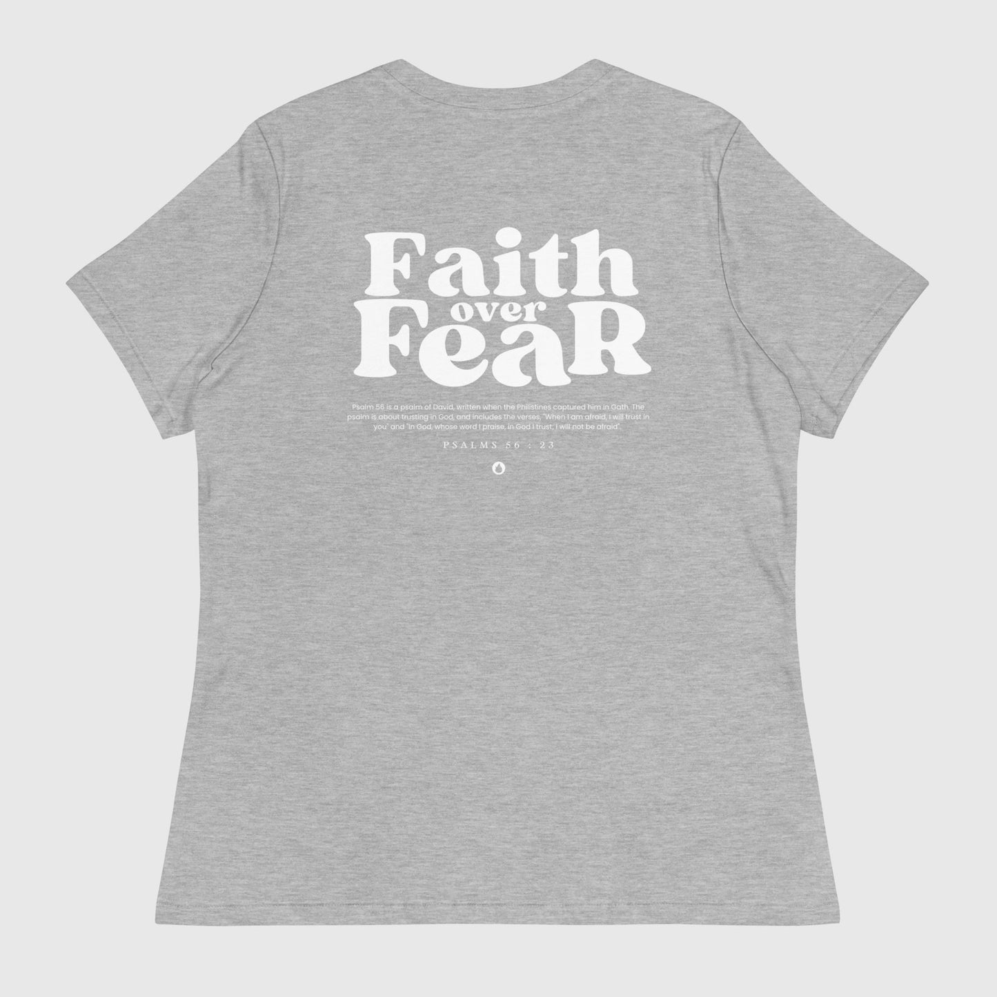 "Faith over Fear" Religious Womens Graphic Tee